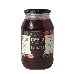 beet salad, bottled salad, diced beet salad, De Oude Kombuis