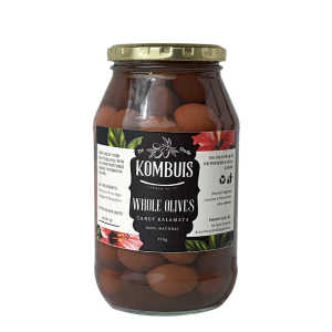 whole olives, kalamata olives, whole kalamata olives, pickled olives, bottled olives, De Oude Kombuis